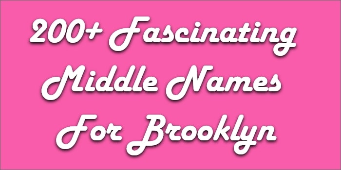 Middle Names For Brooklyn